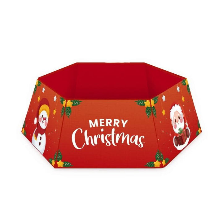 Festive Non-Woven Fabric Christmas Tree Skirt Capri Clothes