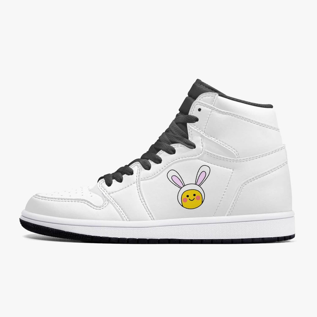 Jacki Easlick Luxe Bunny Premium High-Top Sneakers Yellow Eleusis