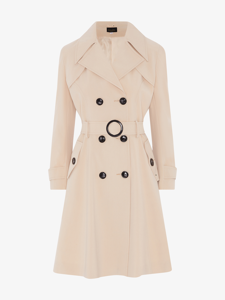 Spring/Summer Double Breasted Trench Mac Coat (1201-SP) Rose Eleusis