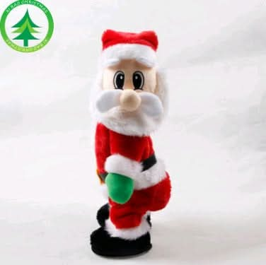 Christmas Decorations Electric Santa Toys Twist Music Santa Claus Dolls