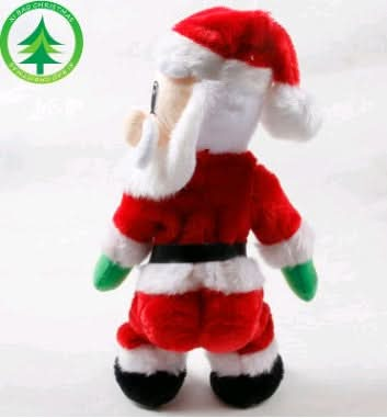 Christmas Decorations Electric Santa Toys Twist Music Santa Claus Dolls