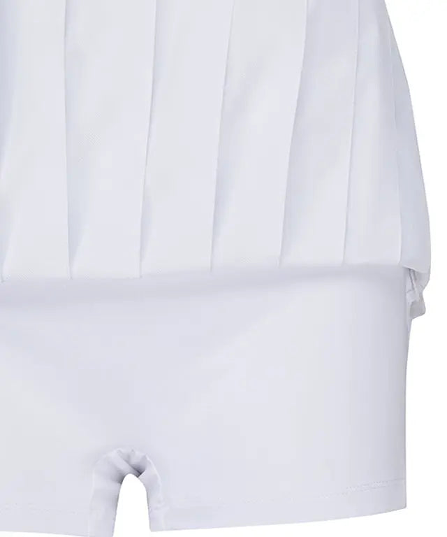 Chic Women's White Pleated Mini Skirt with Practical Pocket by ANEW Golf Amethyst Lucy