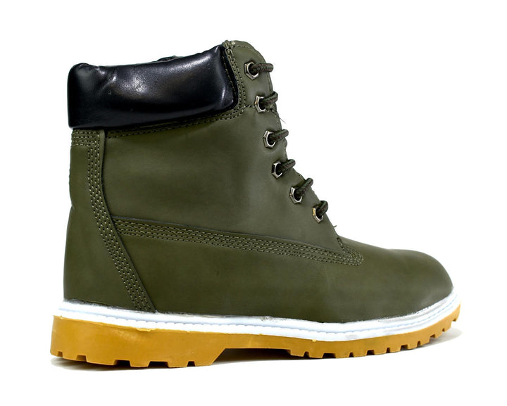 Builder's Boot Olive Turquoise Thanatos