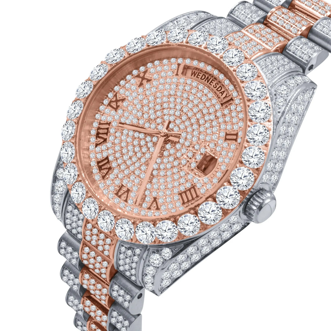 OPULENT CROWN STAINLESS STEEL WATCH | 5308418 Lilac Quartz