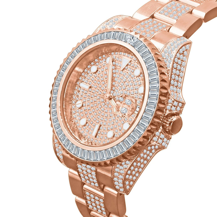 ELEGANT HURRICANE STAINLESS STEEL WATCH | 530385 Lilac Quartz