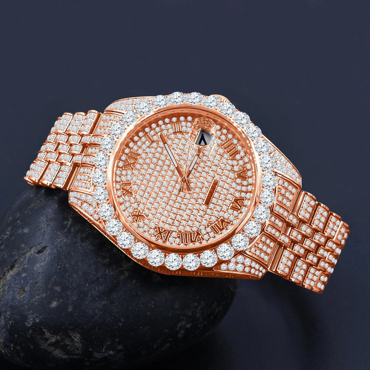 ELEGANT METEORITE ICE TIMEPIECE | 530545 Lilac Quartz