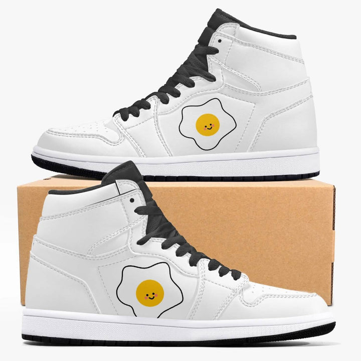 Jacki Easlick Luxe High-Top Leather Sneakers Yellow Eleusis