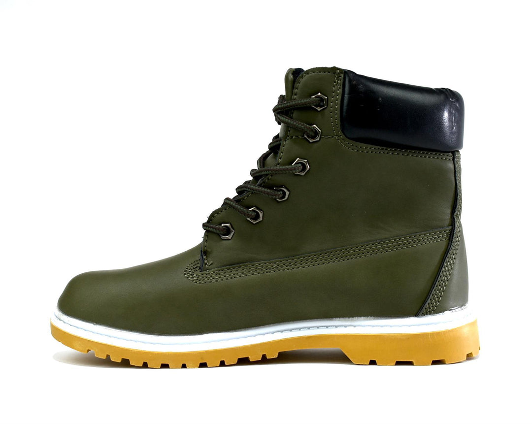 Builder's Boot Olive Turquoise Thanatos