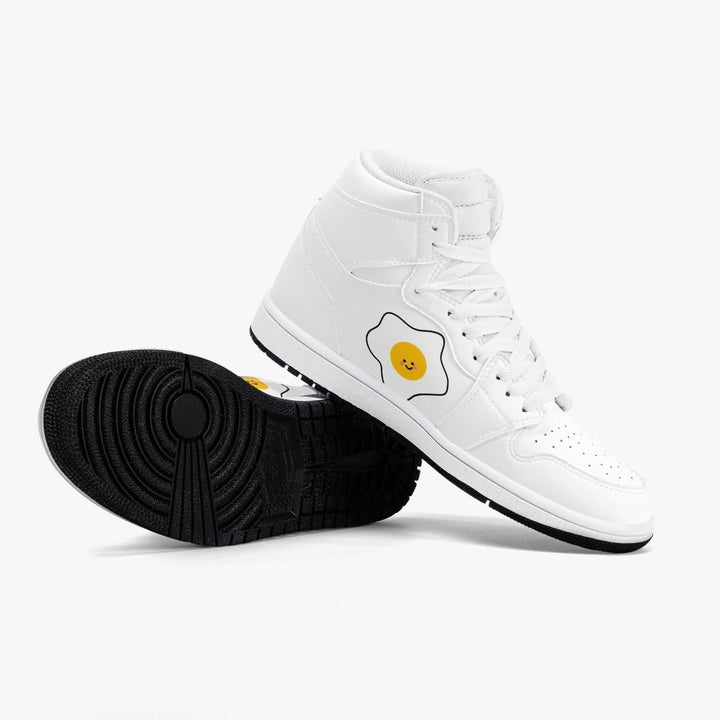 Jacki Easlick Luxe High-Top Leather Sneakers Yellow Eleusis