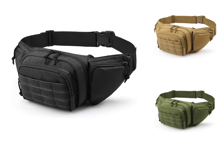 Tactical Military Fanny Pack Waist Bag & MOLLE EDC Pouch For Outdoor Sky Iapetus