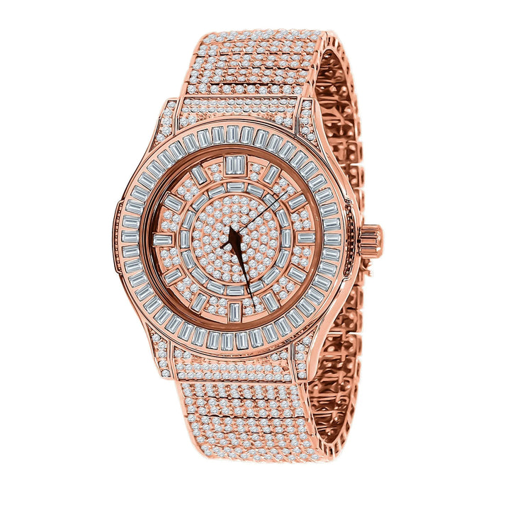 Luxurious CZ Elegance Watch | Model 5110335 Lilac Quartz