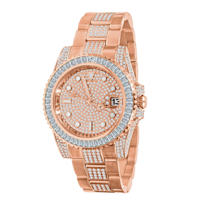 ELEGANT HURRICANE STAINLESS STEEL WATCH | 530385 Lilac Quartz