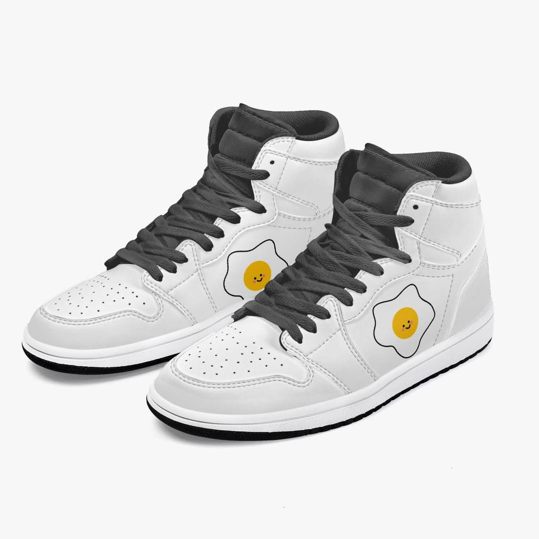 Jacki Easlick Luxe High-Top Leather Sneakers Yellow Eleusis