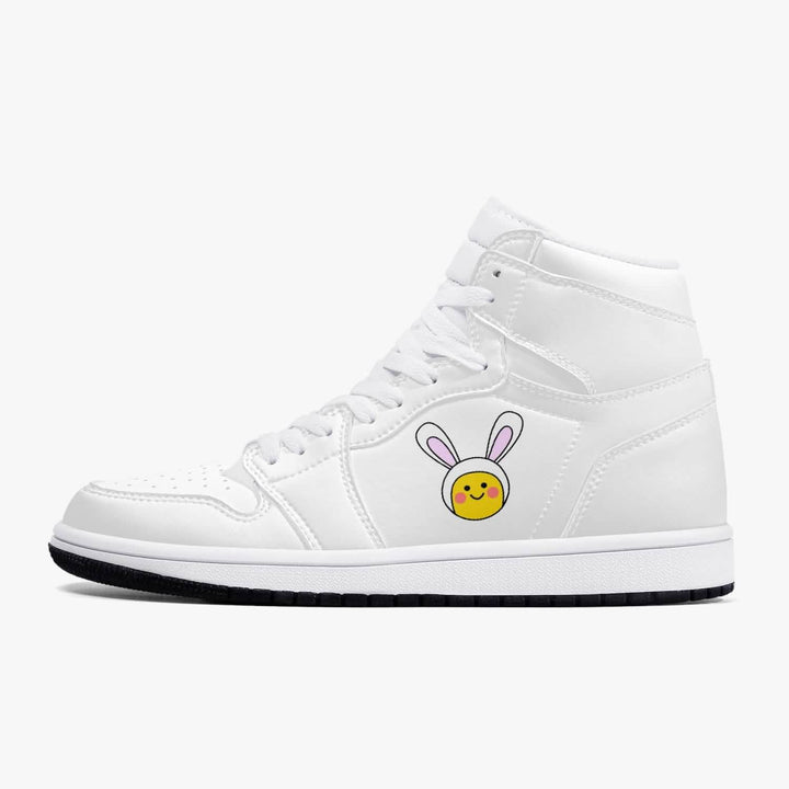 Jacki Easlick Luxe Bunny Premium High-Top Sneakers Yellow Eleusis