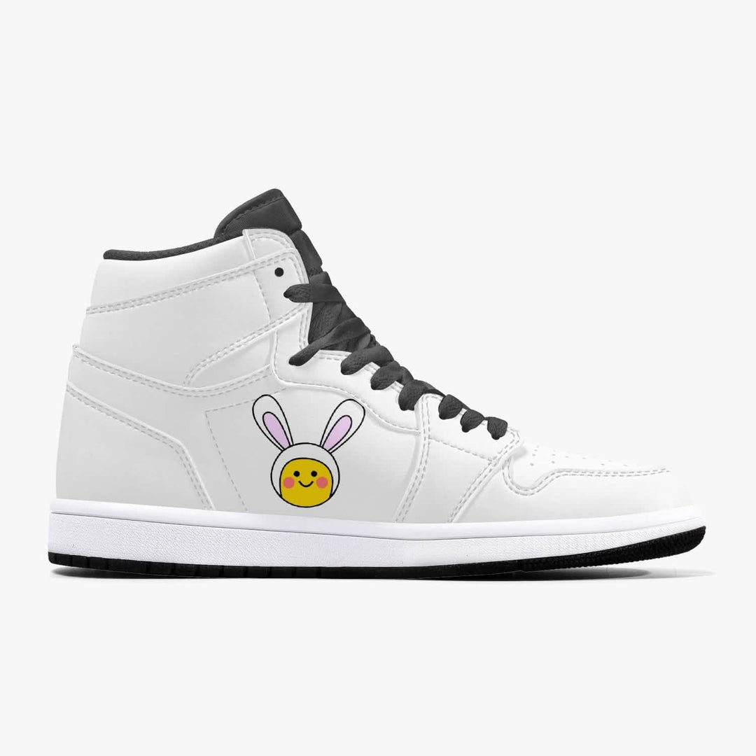 Jacki Easlick Luxe Bunny Premium High-Top Sneakers Yellow Eleusis