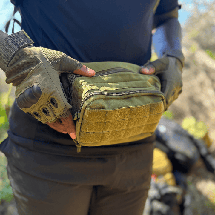 Tactical Military Fanny Pack Waist Bag & MOLLE EDC Pouch For Outdoor Sky Iapetus