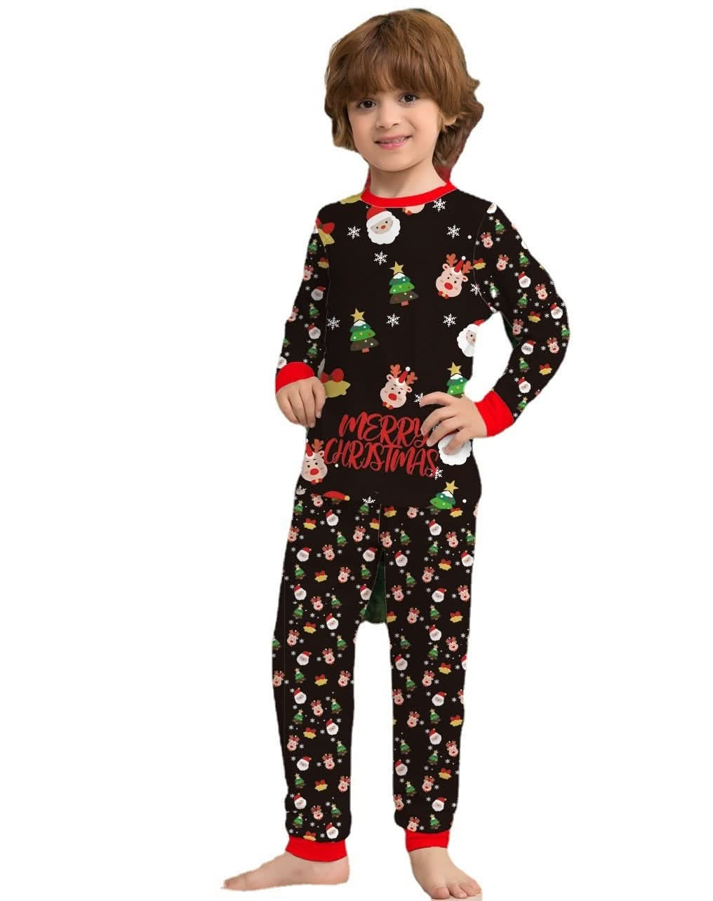 Cozy Family Christmas Matching Pajama Set - Holiday Sleepwear for All Ages Pink Lucy