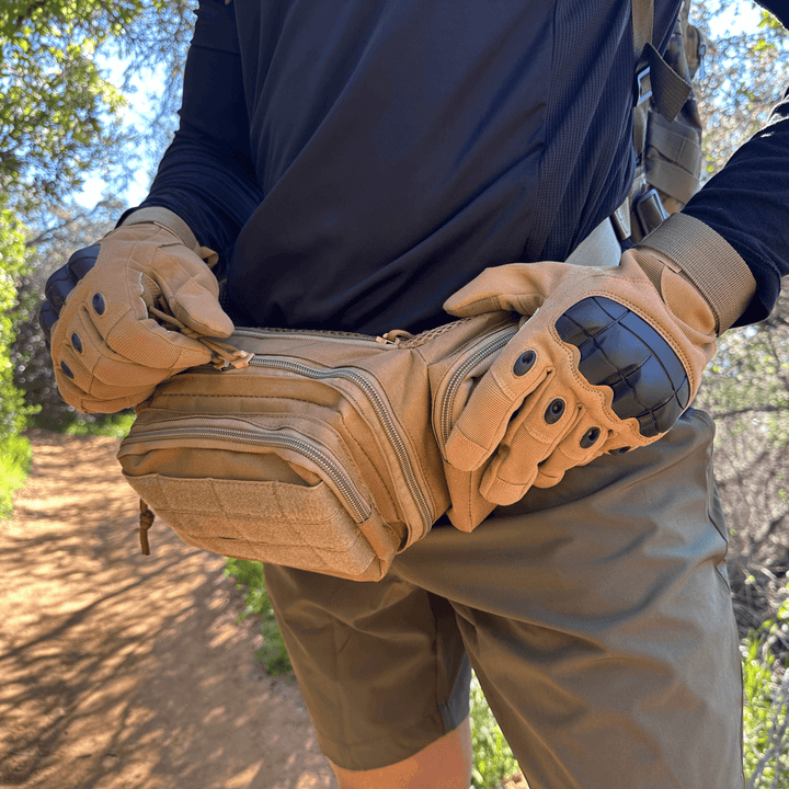 Tactical Military Fanny Pack Waist Bag & MOLLE EDC Pouch For Outdoor Sky Iapetus