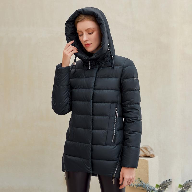 Women warm hooded winter coat women jacket casual parkas jacket Jade