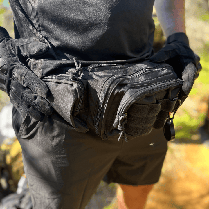 Tactical Military Fanny Pack Waist Bag & MOLLE EDC Pouch For Outdoor Sky Iapetus