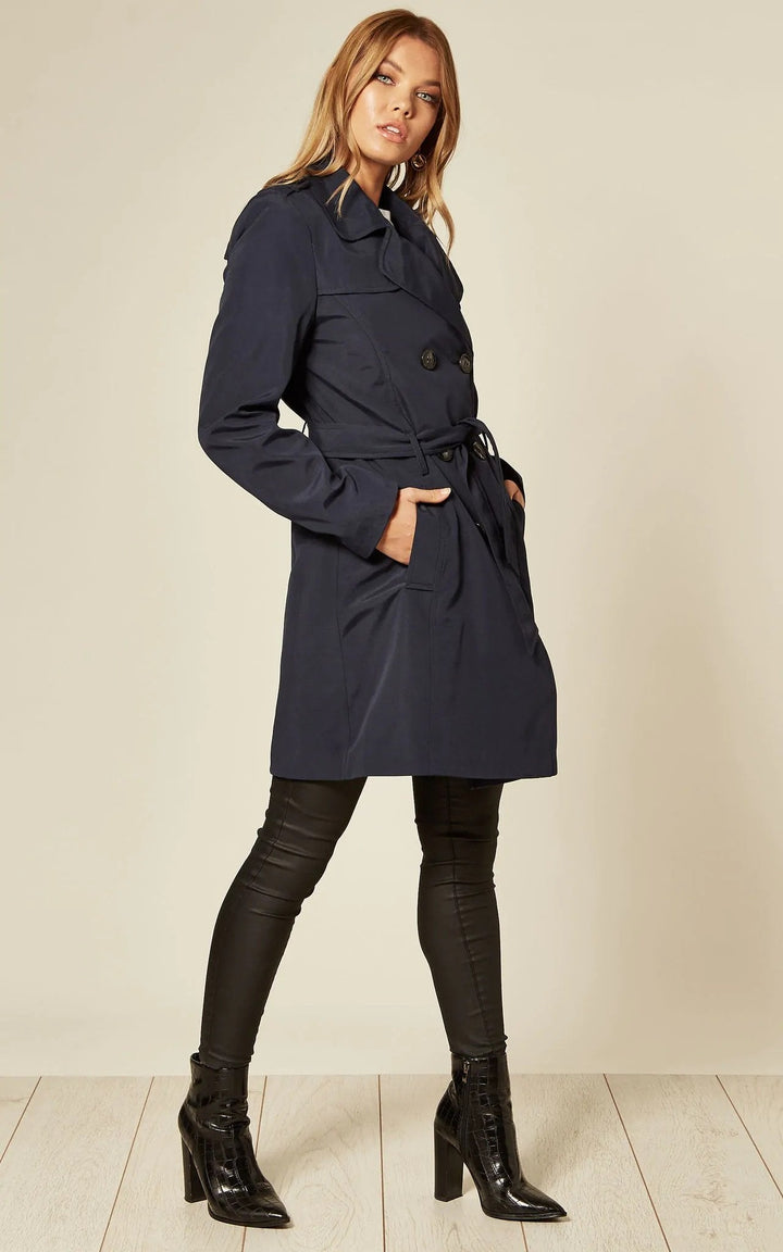 Spring/Summer Military Double Breasted Trench Coat (9049-SP) Rose Eleusis