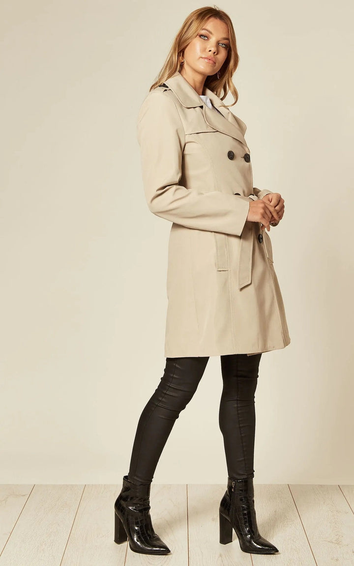 Spring/Summer Military Double Breasted Trench Coat (9049-SP) Rose Eleusis