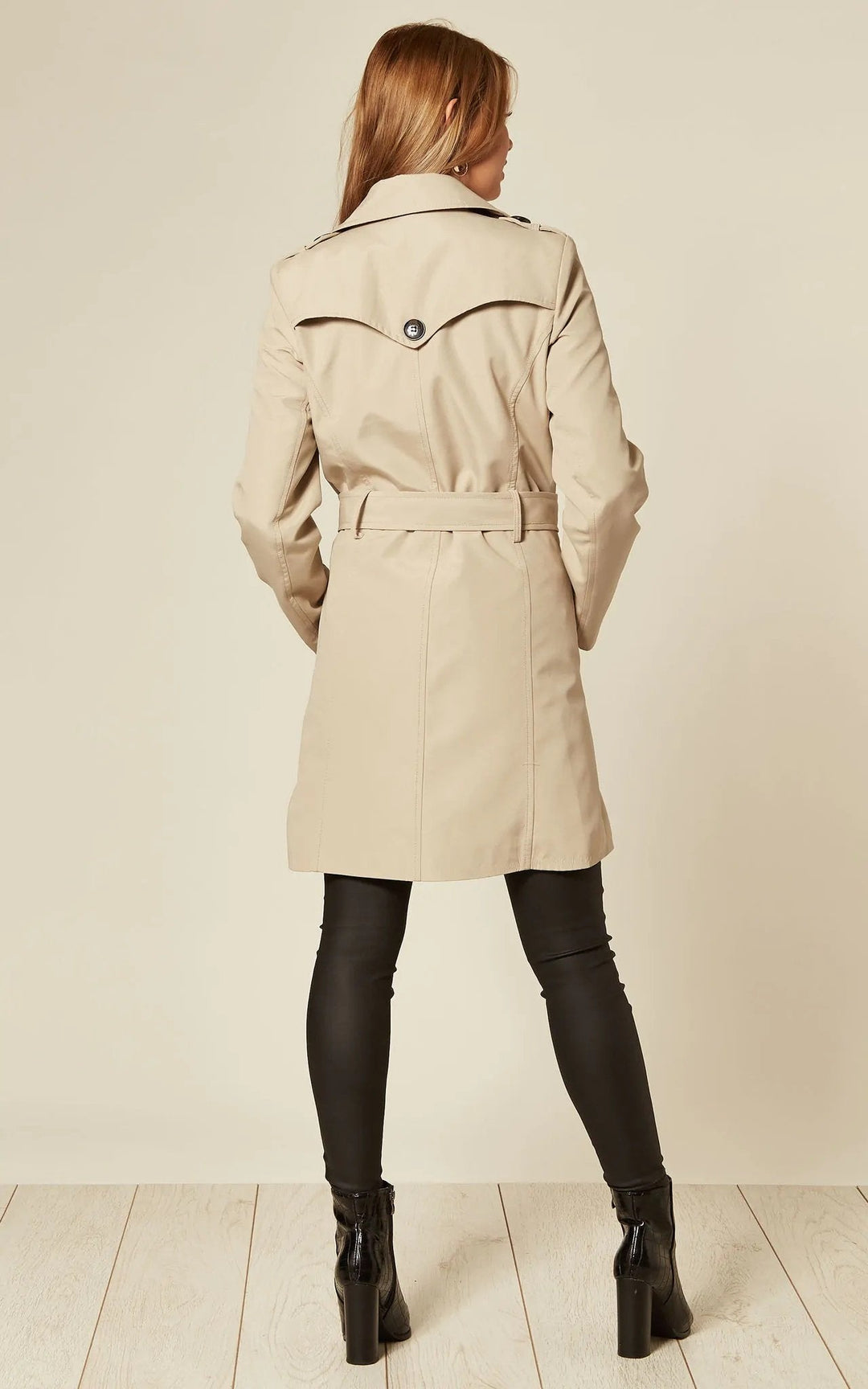 Spring/Summer Military Double Breasted Trench Coat (9049-SP) Rose Eleusis