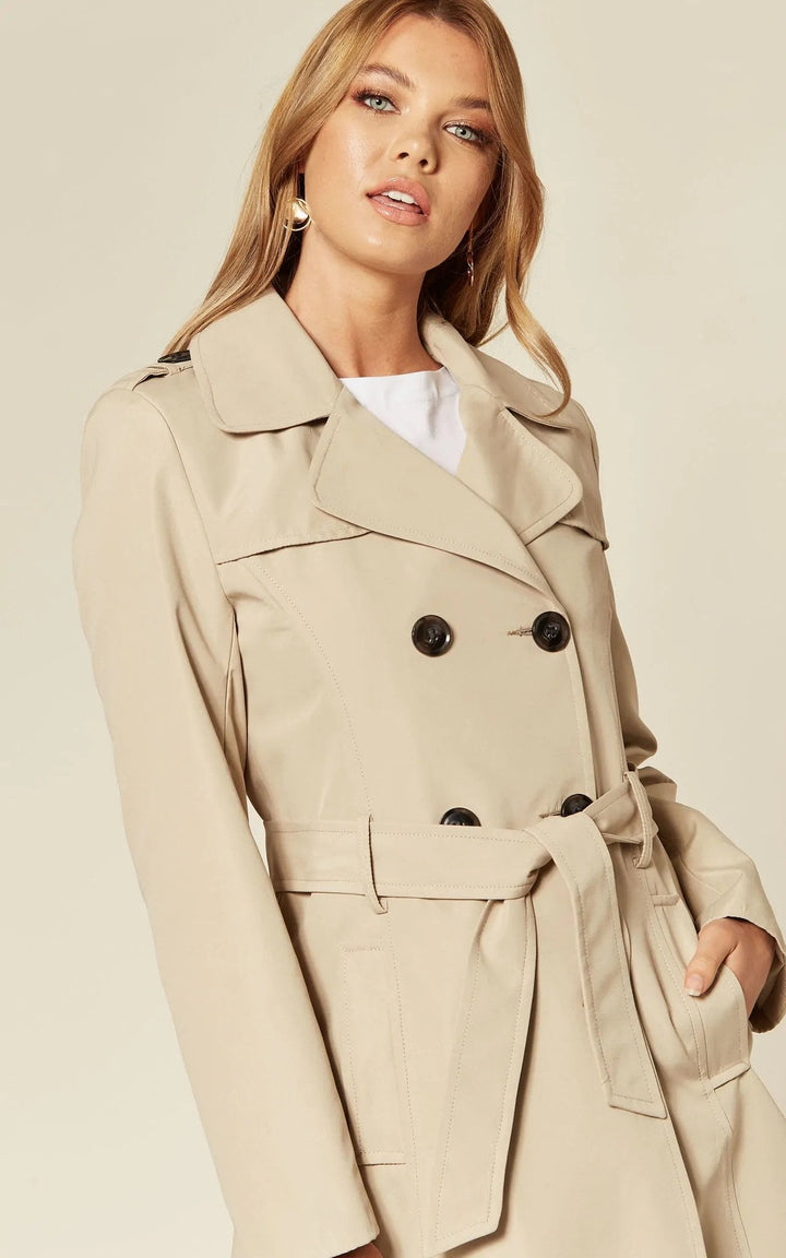 Spring/Summer Military Double Breasted Trench Coat (9049-SP) Rose Eleusis