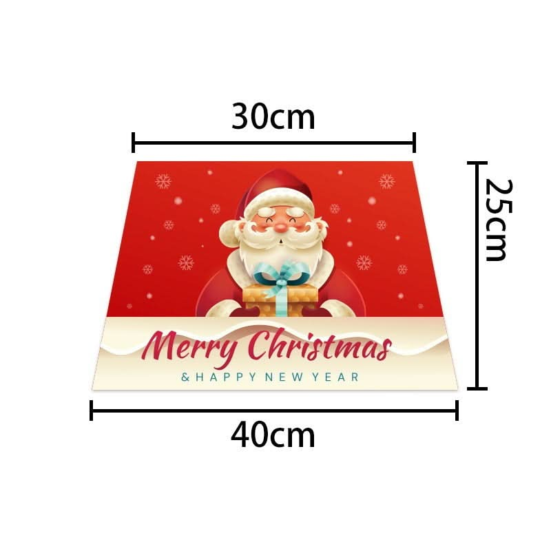 Festive Non-Woven Fabric Christmas Tree Skirt Capri Clothes