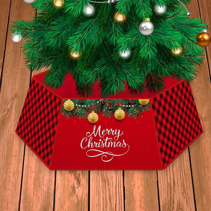 Festive Non-Woven Fabric Christmas Tree Skirt Capri Clothes