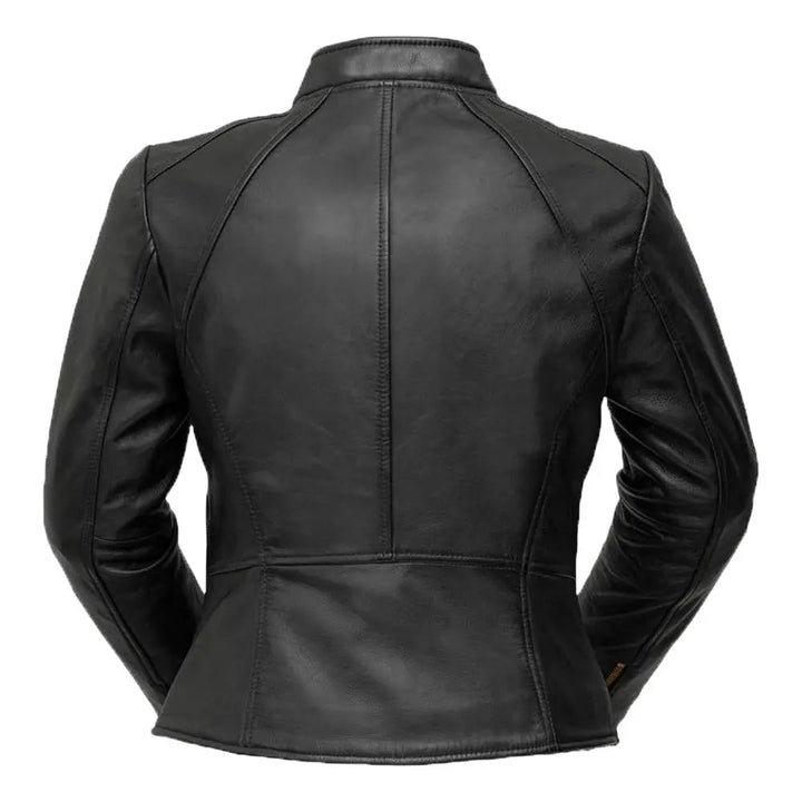 Alexie  Ladies Leather Blazer - Capri Clothes