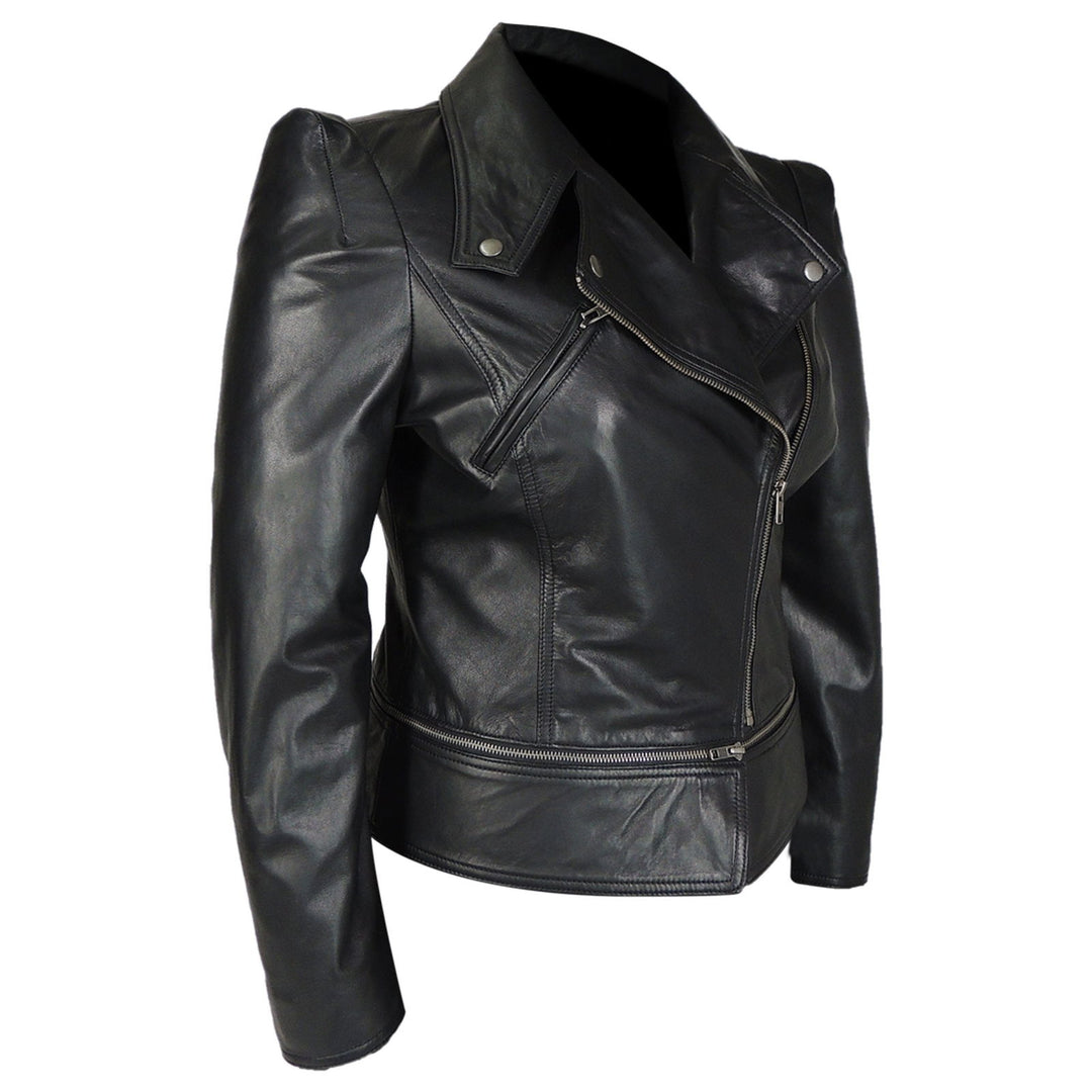 Annette Womens Leather Jacket - Capri Clothes