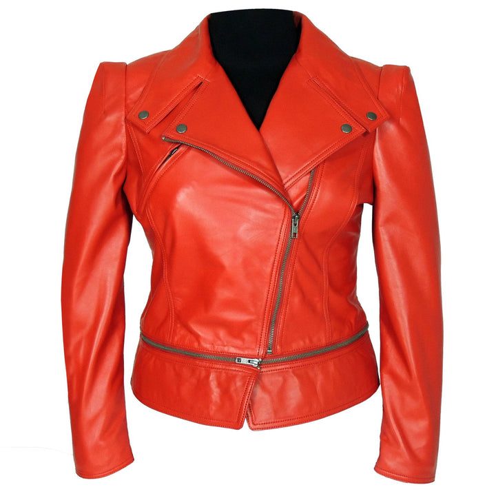 Annette Womens Leather Jacket - Capri Clothes