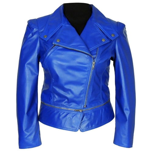 Annette Womens Leather Jacket - Capri Clothes