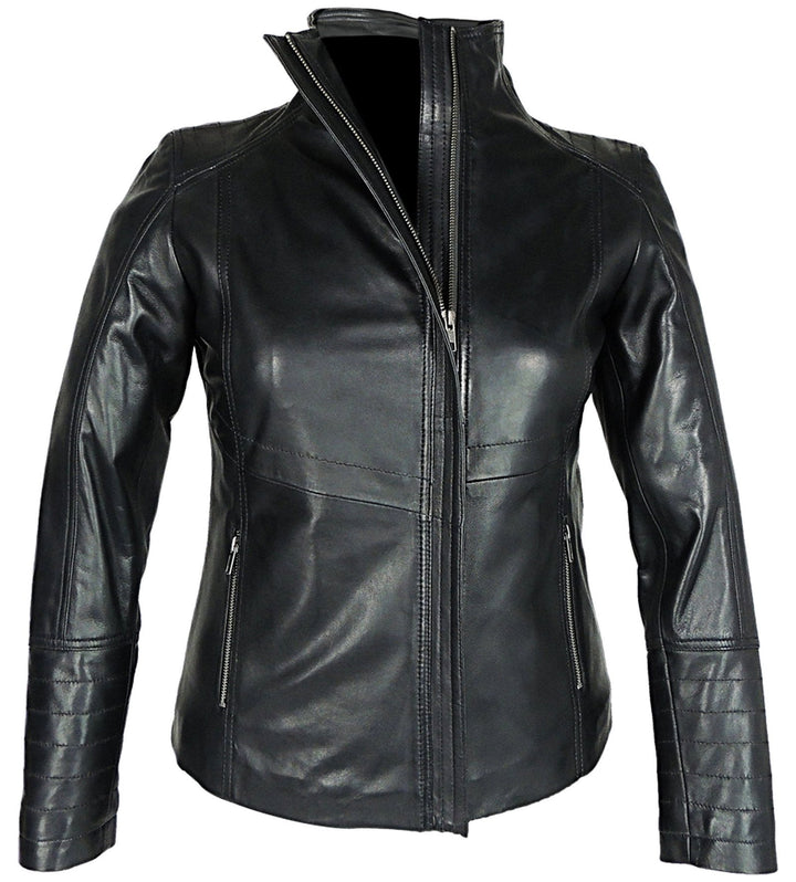 Arra Womens Leather Jacket - Capri Clothes