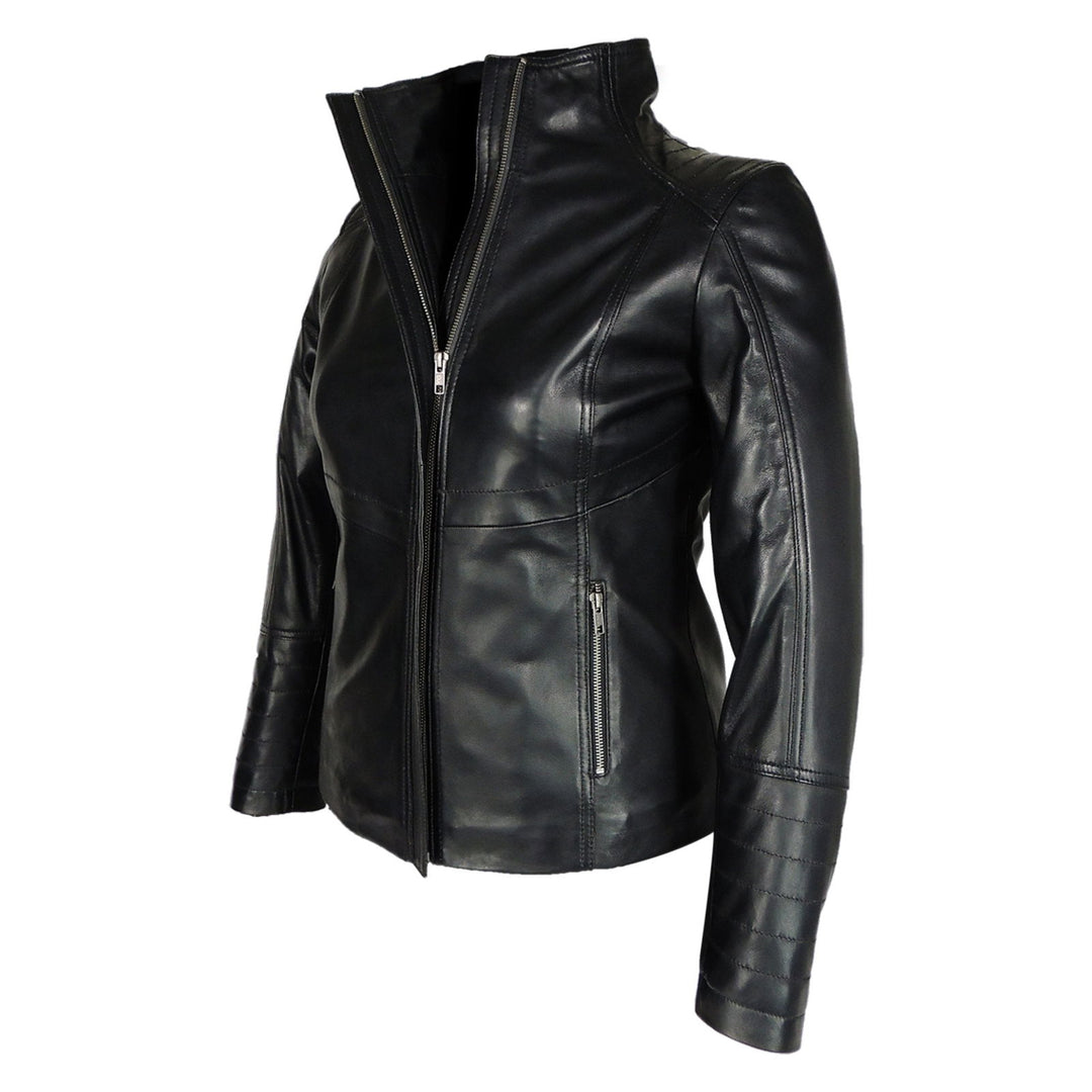 Arra Womens Leather Jacket - Capri Clothes