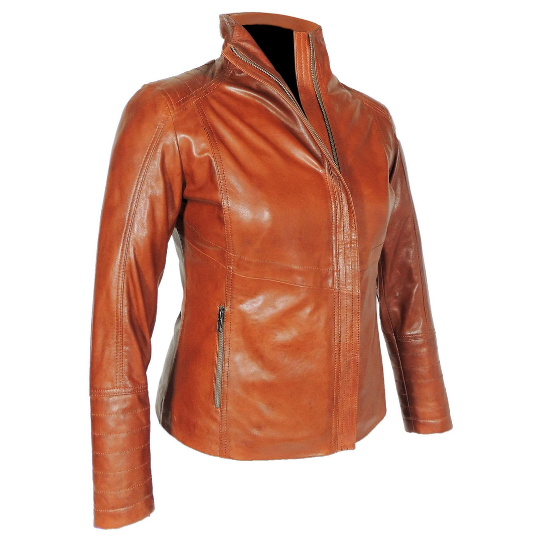 Arra Womens Leather Jacket - Capri Clothes