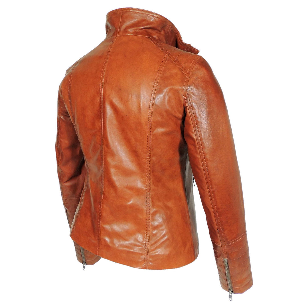 Arra Womens Leather Jacket - Capri Clothes