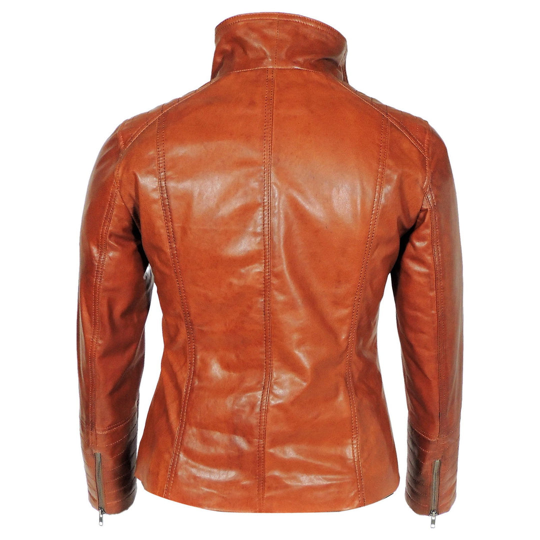 Arra Womens Leather Jacket - Capri Clothes