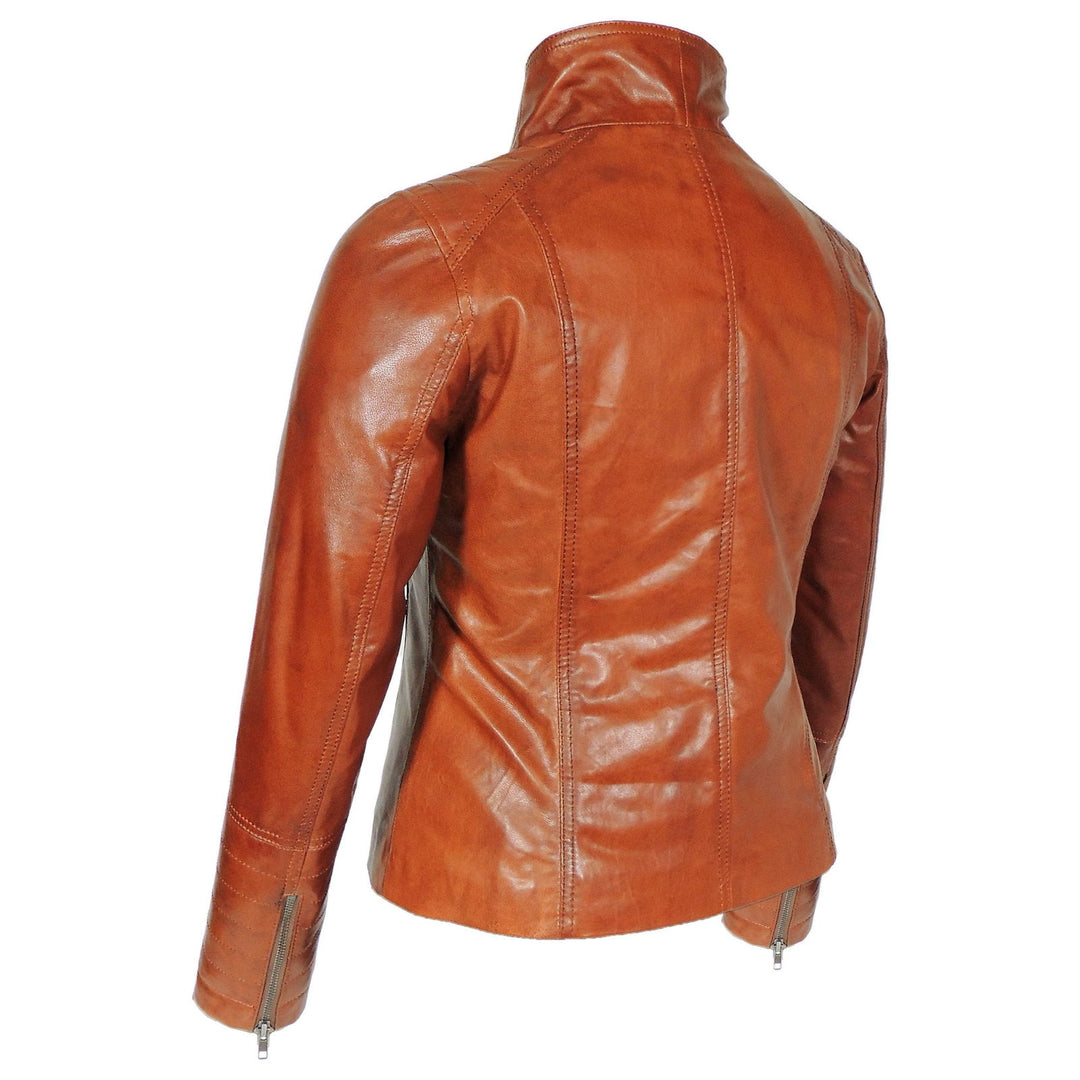 Arra Womens Leather Jacket - Capri Clothes