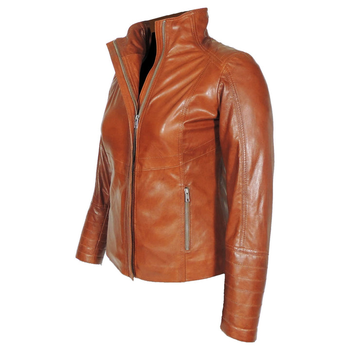 Arra Womens Leather Jacket - Capri Clothes