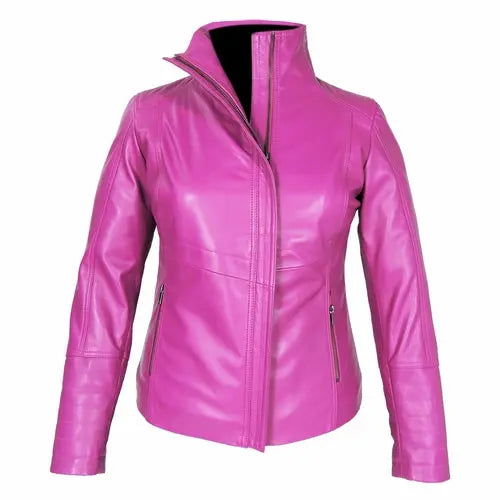 Arra Womens Leather Jacket - Capri Clothes