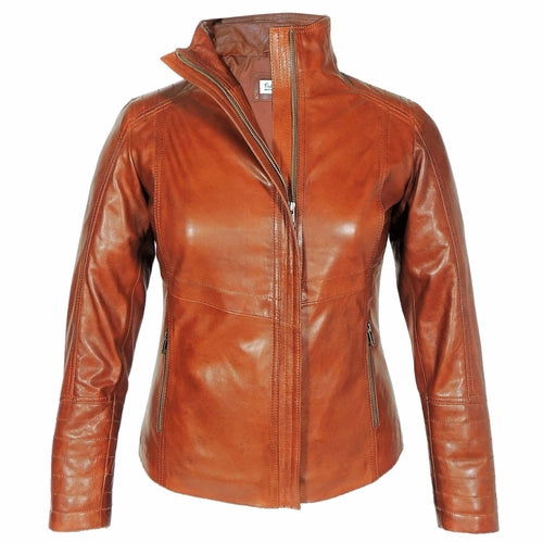 Arra Womens Leather Jacket - Capri Clothes