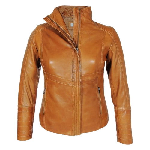 Arra Womens Leather Jacket - Capri Clothes