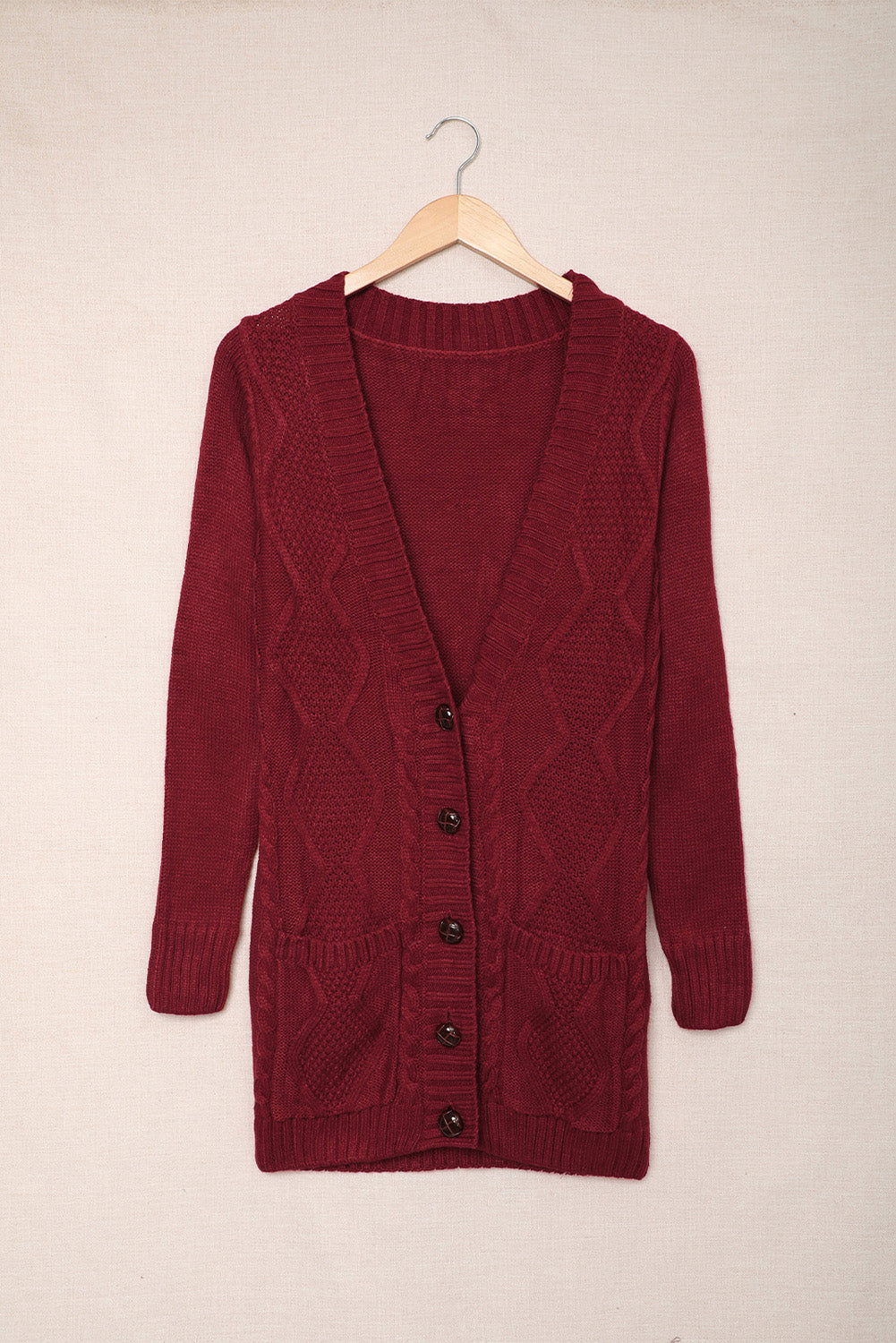 Buttons Closure Cardigan - Capri Clothes