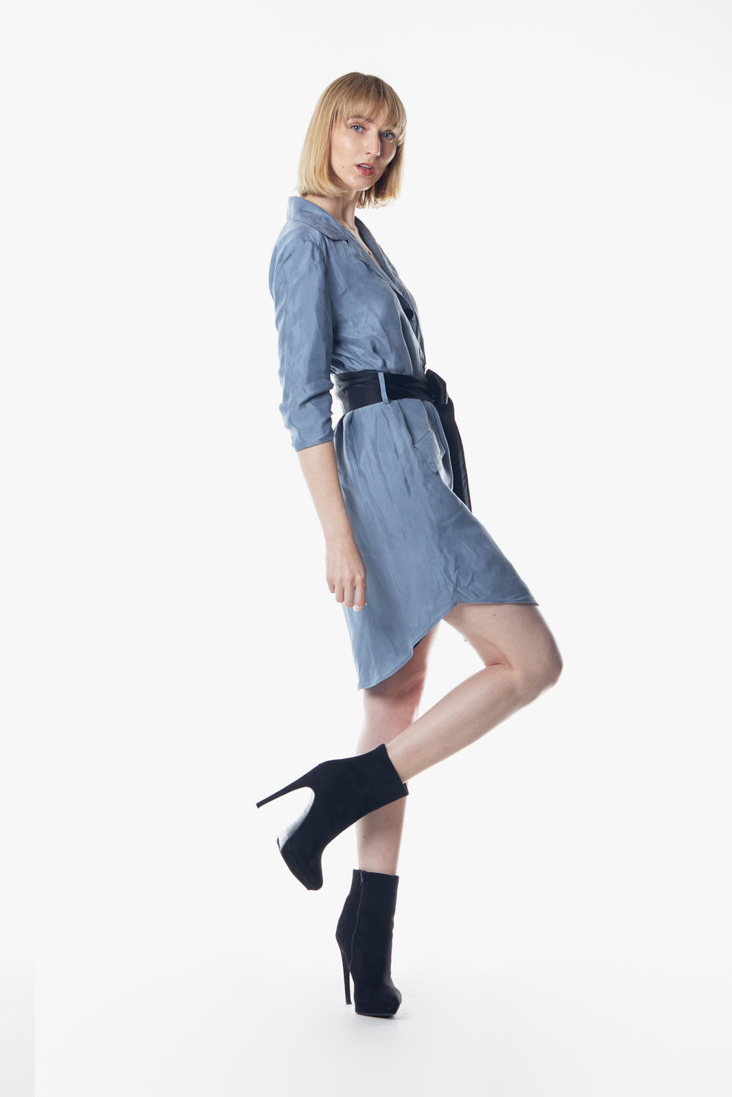 Cielo Blue Blazer Dress - Capri Clothes