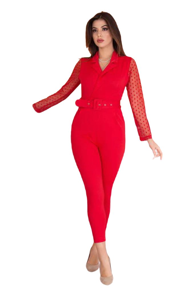 Double Breasted Jumpsuit - Capri Clothes