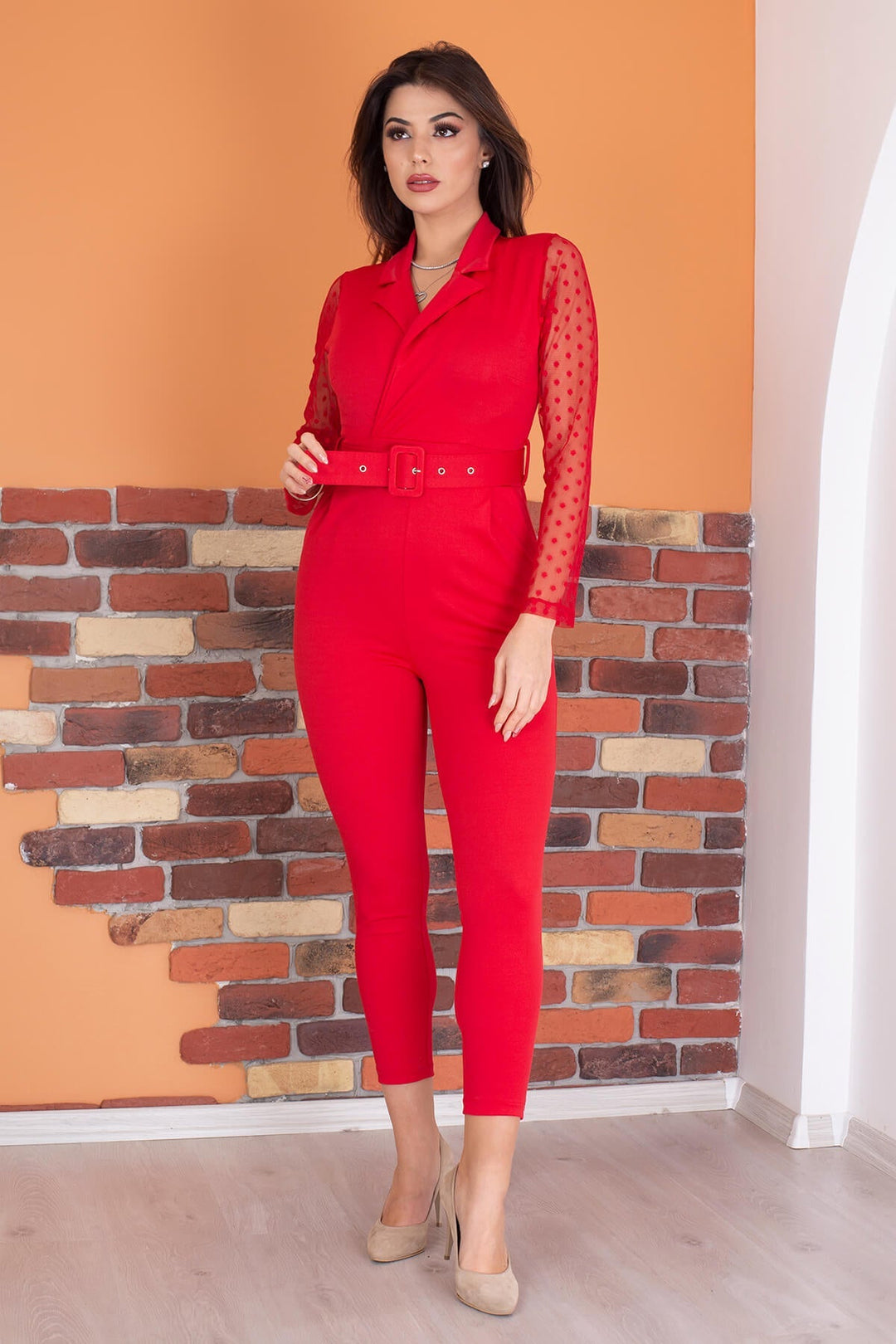 Double Breasted Jumpsuit - Capri Clothes