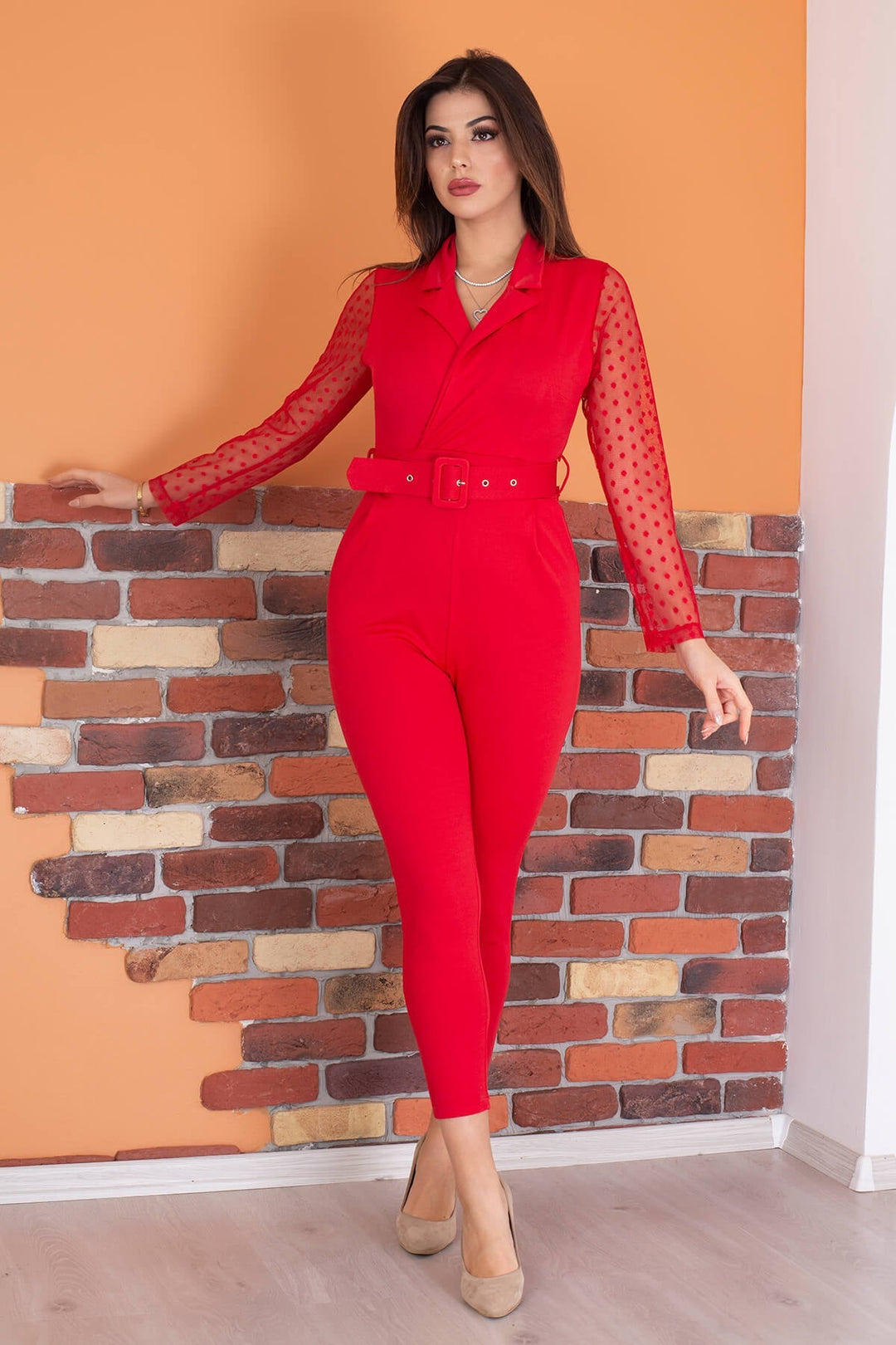 Double Breasted Jumpsuit - Capri Clothes