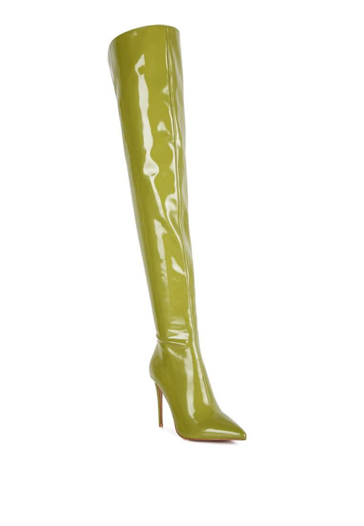 Chic Stiletto Over-the-Knee Boots Ruby Smudge